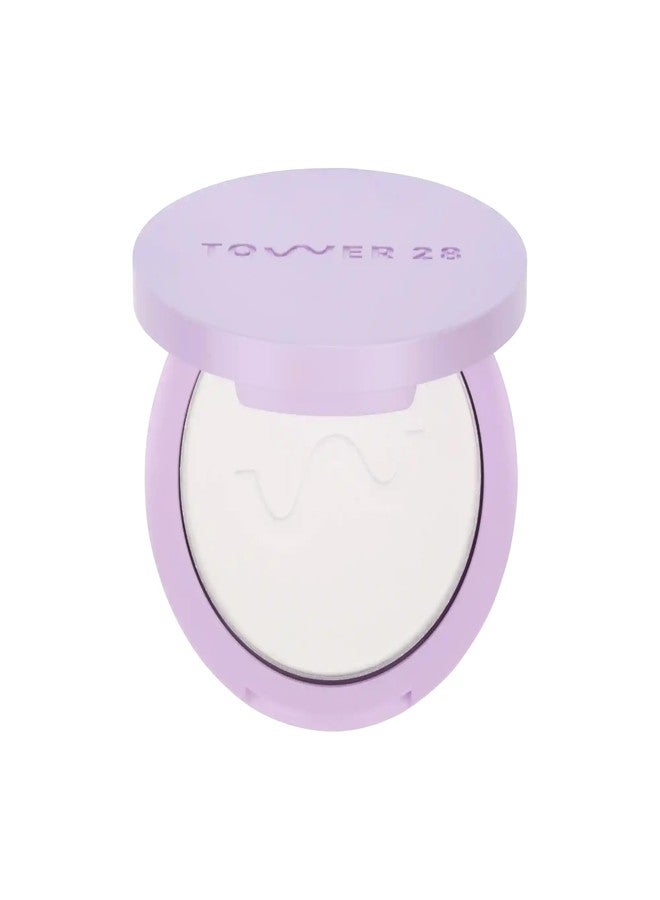 تاور 28 بودرة تثبيت المكياج تاور 28 جيت سيت™ الخالية من التلك - تنعيم، مظهر مطفي ناعم، مقاومة للتعرق والتلطخ - مرطبة، آمنة على البشرة الحساسة، نباتية ولم تُختبر على الحيوانات - حشوات شفافة - Image 1